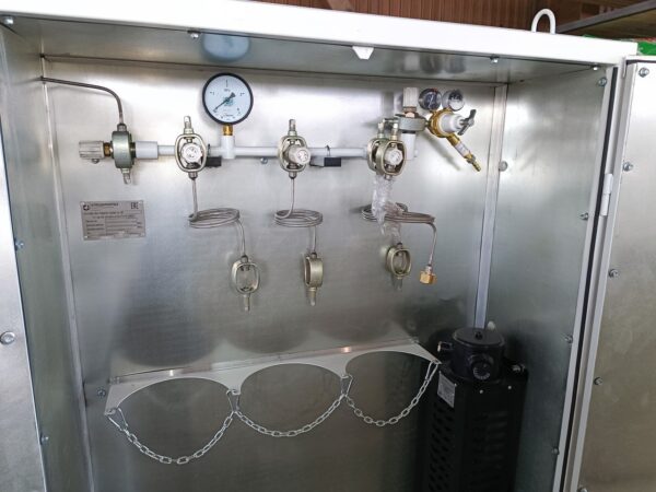 купить шкаф для 3 газовых ацетиленовых баллонов, под газовую рампу