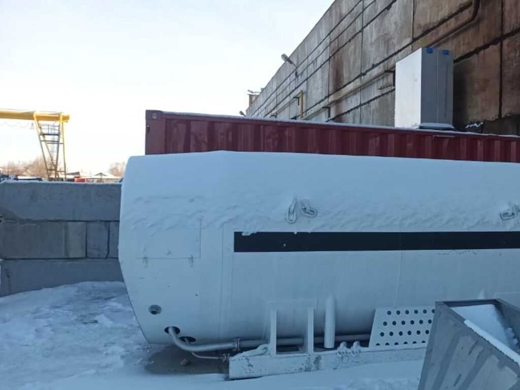 криогенная цистерна ЦТК-8 для жидкого азота, поставка и монтаж, Екатеринбург, Свердловская область