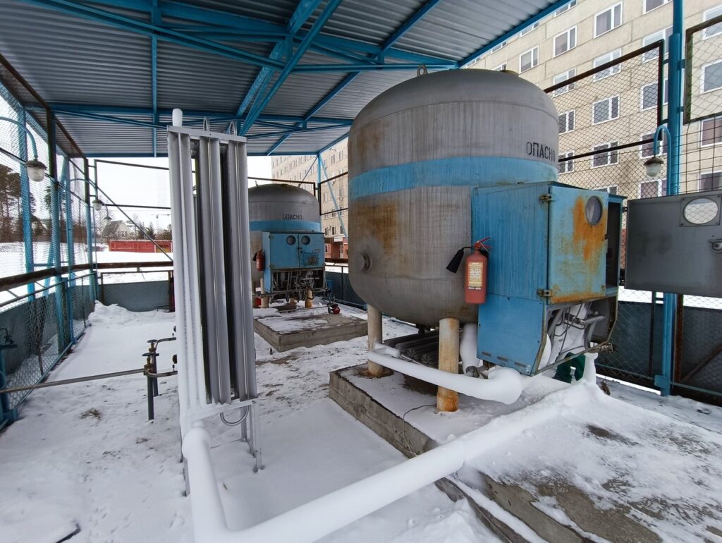 замена атмосферных испарителей кислородных, Екатеринбург