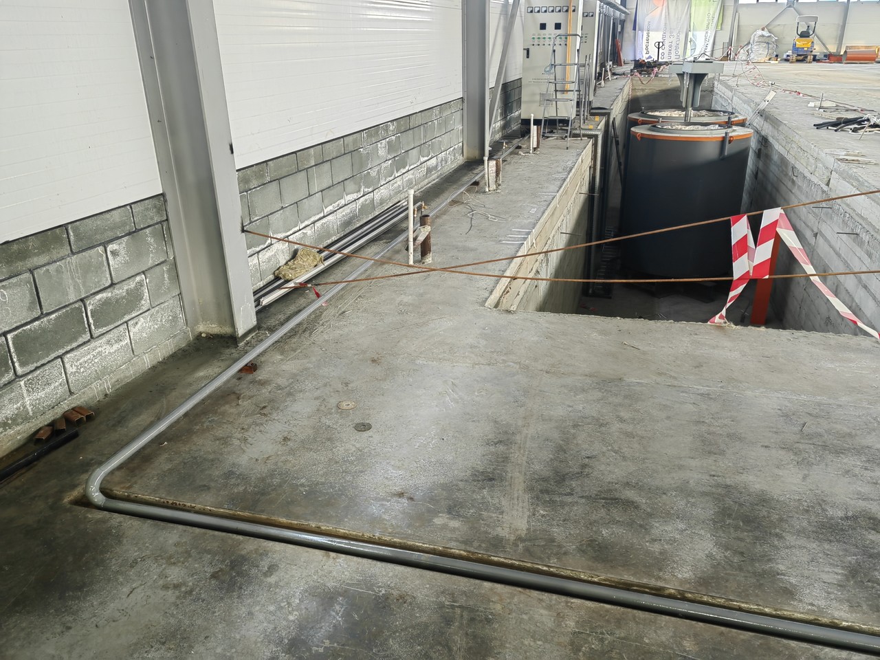 Монтаж азотного трубопровода