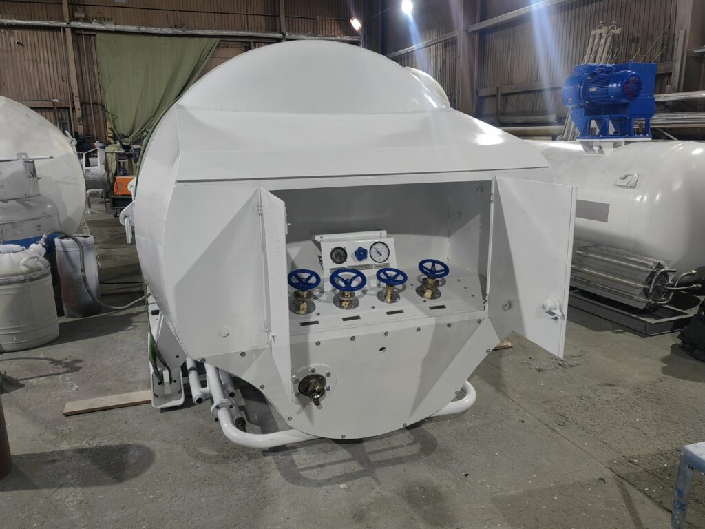 поставка ЦТК-8 и ГУ-2/20 для газификации аргона, СпецКриоГаз